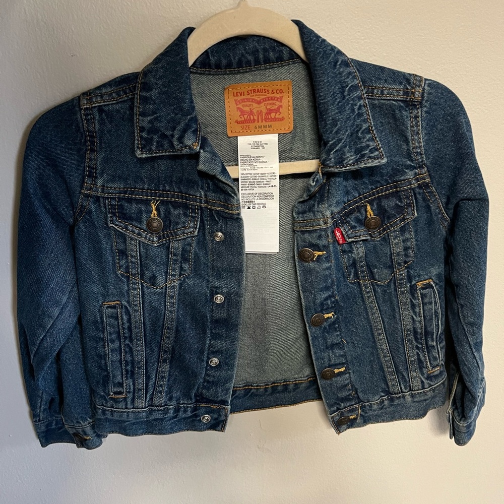 KIDS 6M Levi's Classic Blue Denim Jacket
